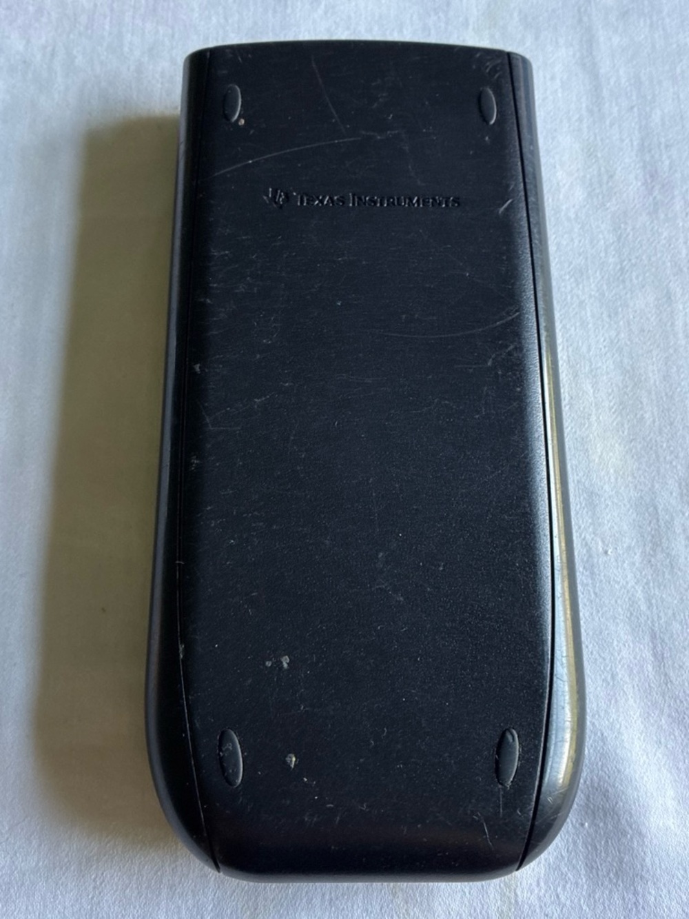 Texas Instruments Black Calculator Back Cover Panel